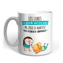 Taza Los Lunes No Puedo Con...