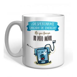 Taza  ¿Despertarme Cargado...