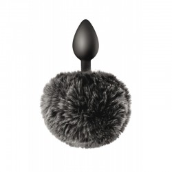 Plug Pompon Conejo Negro