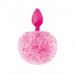 Plug Pompon Conejo Rosa Claro