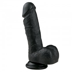 Dildo Easytoys Negro 22.5 cm