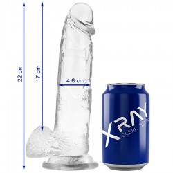 Dildo Xray Clear 22 Cm X...