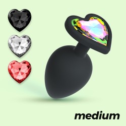 Joya Anal Cuore Silicona 8...