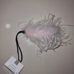 Pluma Rosa Claro con Cordon...